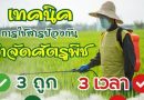 เทคนิคการใช้สารป้องกันกำจัด